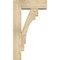 Ekena Millwork Merced Block Rough Sawn Bracket w/ Offset Brace, Douglas Fir, 6"W x 16"D x 28"H BKT0604X16X28MRC05RDF - alternate 4